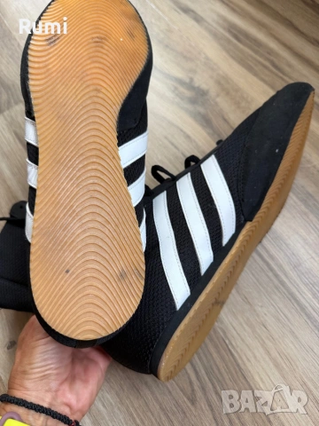 Боксови Оригинални обувки Adidas Box ! 44,5 н, снимка 6 - Бокс - 38331629