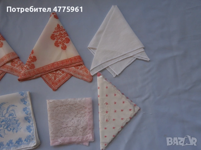 Дамски коринени кърпички нови, снимка 4 - Други - 55223345