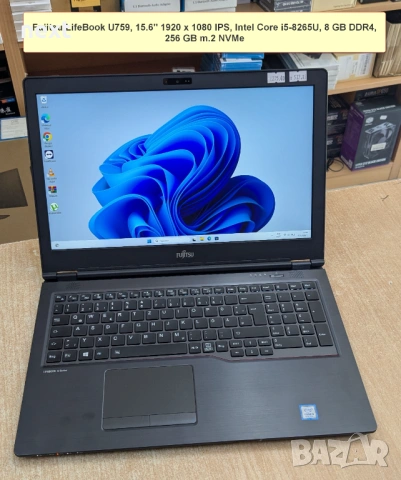 Бизнес лаптопи HP / Dell / Lenovo / Fujitsu – i5 / Ryzen, SSD, IPS, + гаранция и фактура, снимка 13 - Лаптопи за работа - 54915417