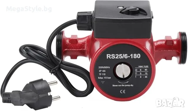 Циркулационна помпа 220V RS25/6-180 за отопление