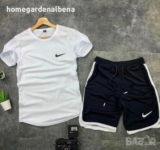Мъжки летен спортен екип Nike – Тениска + Шорти! 👕🩳☀️