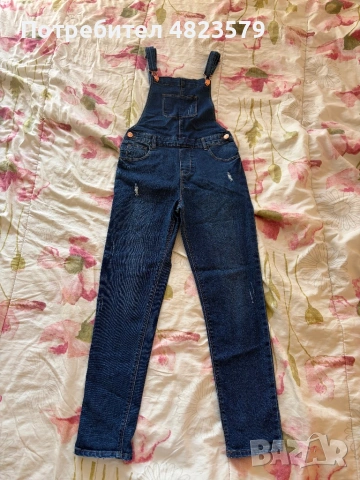 Детски дънков гащеризон Denim Co., размер 11-12 г. / 152 см