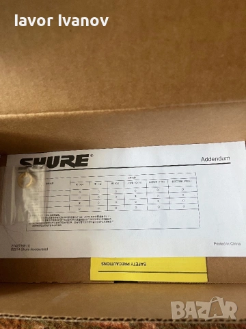 Чисто нов микрофон Shure 55 SH , снимка 5 - Микрофони - 54635609