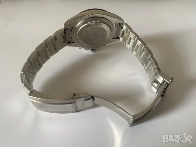 Rolex сребрист механичен автоматичен часовник нов!, снимка 3 - Мъжки - 54637908