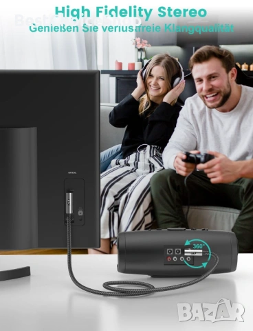 5 метра 90-градусов оптичен кабел Оптичен аудио кабелза домашно кино, телевизор, саундбар, , снимка 4 - Други - 54182912