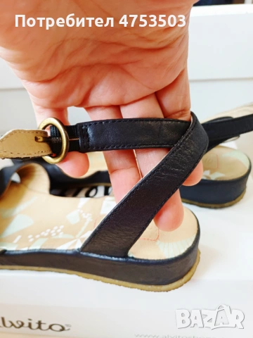 Черни сандали  Clark's 38, снимка 5 - Сандали - 54368383