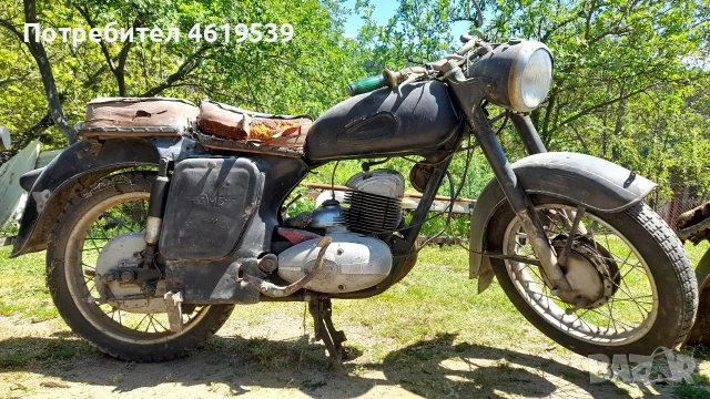 Балкан 250 М2 1959 БЕЗ ДОКУМЕНТИ , снимка 4 - Мотоциклети и мототехника - 54402009