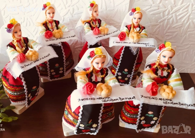 Кукла с ръчно ушита народна носия с възможност за персонализация, снимка 5 - Шивашки услуги - 54325686