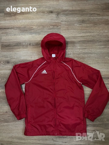Мъжка водоустойчива ветровка Adidas CORE18 Rain Jacket red  , M размер