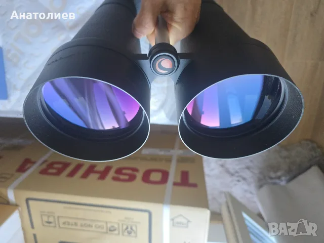 Бинокъл Celestron SkyMaster 25х100, снимка 4 - Екипировка - 55306995