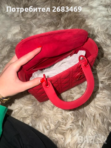 Lady Dior чанта, снимка 4 - Чанти - 54496689