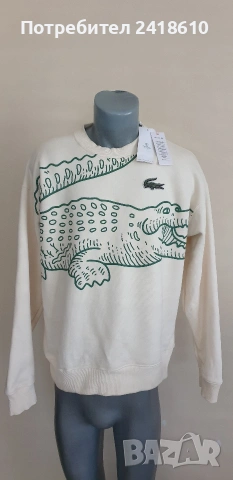 Lacoste Loose Fit Cotton Mens Size 4 - M НОВО! ОРИГИНАЛ! Мъжка Блуза!, снимка 12 - Блузи - 54886834