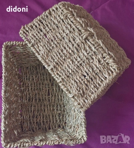 Нови плетени панери , снимка 2 - Прибори за хранене, готвене и сервиране - 53997761