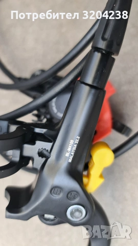 Сет хидравлични спирачки Shimano Deore BL-M4100 и апарати Shimano Deore BR-M6100 - предна и задна, снимка 6 - Части за велосипеди - 55078220