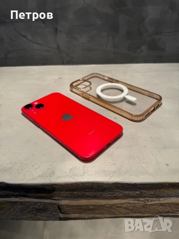 85% battery! КАТО НОВ Iphone 14 Plus Red + подарък, снимка 3 - Apple iPhone - 54145978