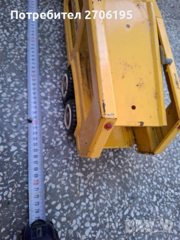 Винтидж метално камионче Тонка , снимка 17 - Колекции - 54331673