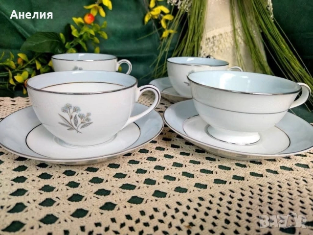 Noritake Япония фин костен порцелан , снимка 4 - Чаши - 54598196