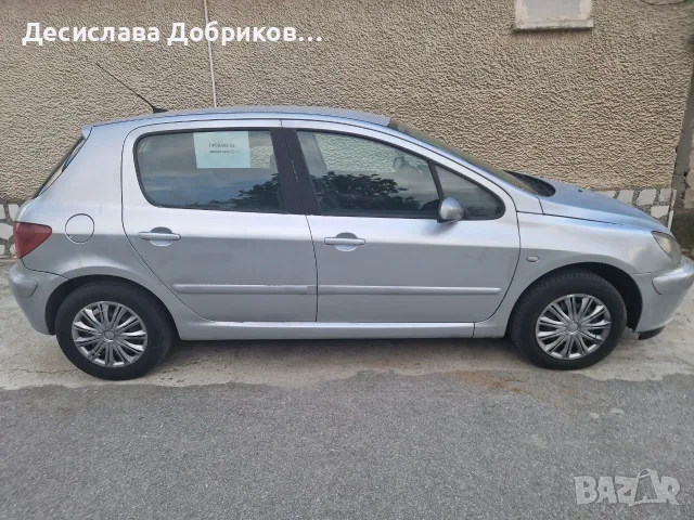 Пежо 307 1.6 бензин 2002г, снимка 3 - Автомобили и джипове - 55607261