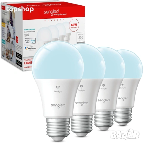 Чисто нови Смарт ЛЕД крушки Sengled G2 Smart Bulb (комплект 4 бр.) – Wi-Fi / Bluetooth 