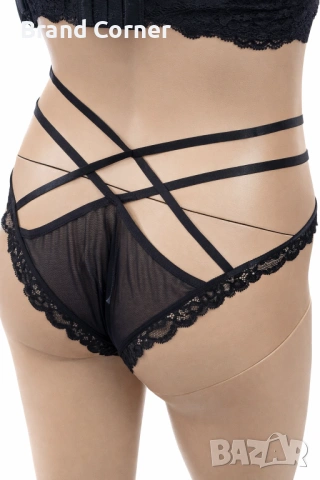 Hunkemöller черен дантелен комплект бельо – размер M, снимка 8 - Бельо - 54551831