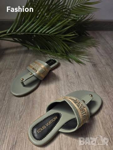 НОВА колекция дамски чехли LOUIS VUITTON, снимка 4 - Чехли - 54819119