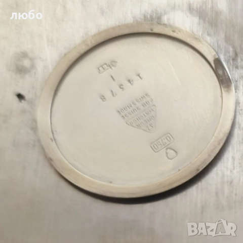 Мъжки ЧАСОВНИК OMEGA 18K-0.750 Бяло Злато 33мм със Коронката Работи Перфектно , снимка 4 - Антикварни и старинни предмети - 55049054
