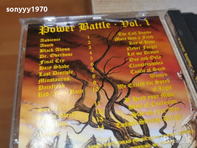 POWER BATTLE VOL.1 CD-ВНОС GERMANY 1006260944H2E6R, снимка 12 - CD дискове - 54843607