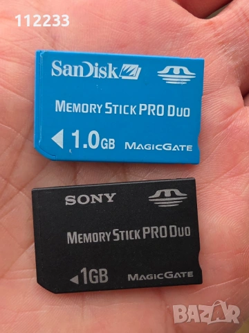 1 GB Memory Stick Pro Duo карти памет