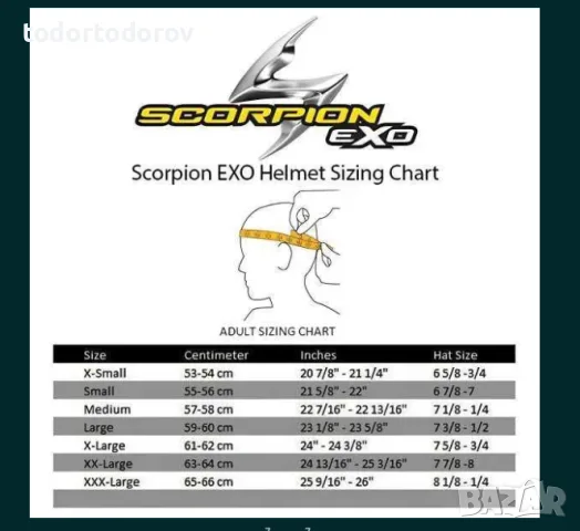 Мото Каска SCORPION EXO-R1 EVO 2 AIR COUP Blue-Red-Yellow,M 57-58см. 860.37 лв. / 439.90 €, снимка 6 - Аксесоари и консумативи - 55335870