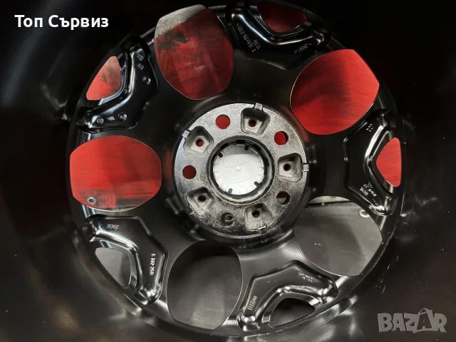 Оригинални алуминиеви джанти за БМВ (BMW) X5, X6, Спорт пакет, 20 цола, 5х120, снимка 8 - Гуми и джанти - 55512030