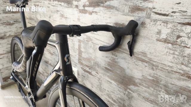 DEMO карбонов шосеен велосипед Scott Addict RC30 Disc Shimano 105 Di2 Syncros Capital| L, снимка 7 - Велосипеди - 54226873