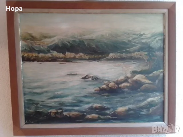 морски пейзаж,,при скалите'', снимка 3 - Картини - 10633118