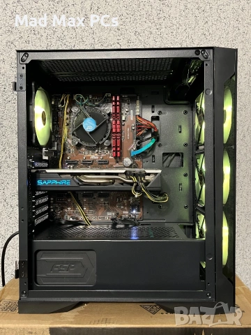 Геймърски компютър i5 8500T/ RX 580/ Ram 16GB/ SSD 120GB+1TB, снимка 7 - Геймърски - 54491832