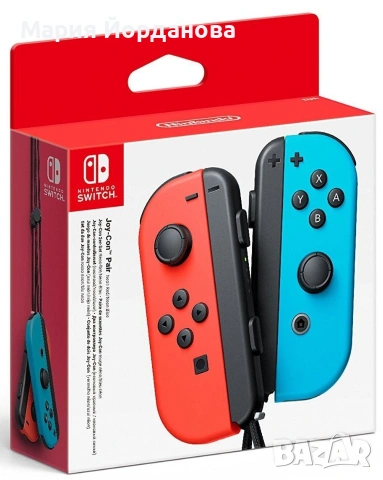 Nintendo Switch Joy-Con (ляв контролер) - неоново синьо, снимка 3 - Nintendo конзоли - 54777794