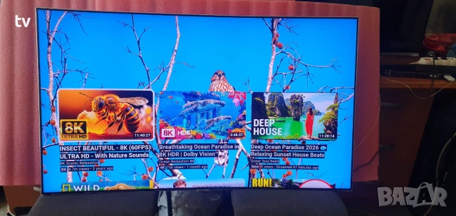 Samsung 49 инча Самсунг 4K QLED HDR Smart WiFi смарт КЮЛЕД, снимка 4 - Телевизори - 54837560