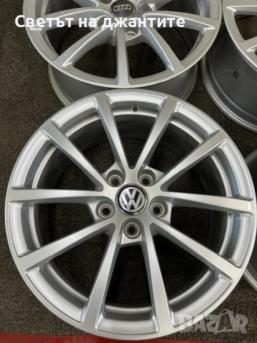 Джанти 17 Цола 5х112 Audi A3 A4 А6 Q3 Q5 VW Passat Tiguan Golf 5 6 7 Skoda Superb Octavia , снимка 14 - Гуми и джанти - 54486543