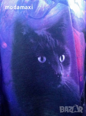 4XL  Нова блуза Celebrate! (котки), снимка 5 - Тениски - 55126651