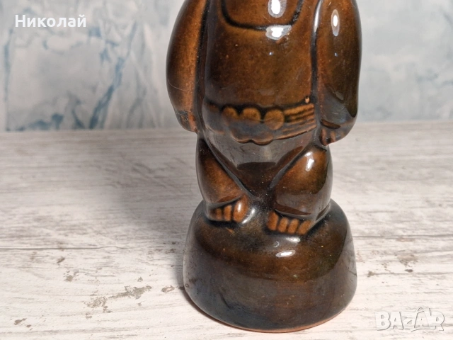 Съветска Руска Керамична Фигура Мечето Миша Олимпиада Москва 80, снимка 2 - Антикварни и старинни предмети - 54617486