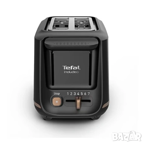 Тостер Tefal Includeo TT533811, черен, снимка 2 - Тостери - 55286336