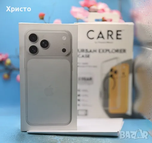 НОВ!!! Apple iPhone 17 Pro Max, 256GB, 5G, Silver + подарък гръбче