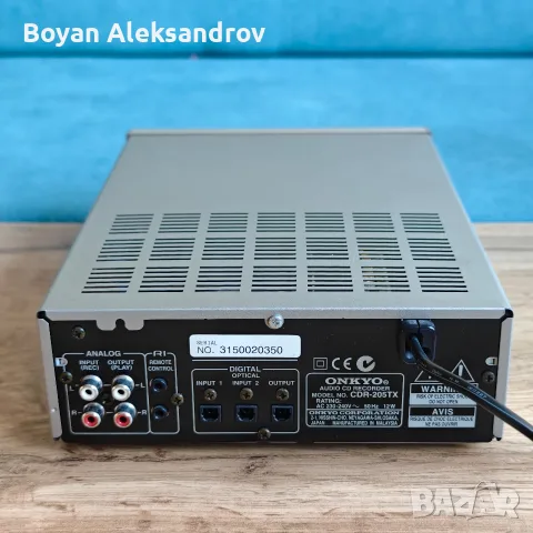 Аудио CD Рекордер Onkyo CDR-205TX с оригинално дистанционно RC-448C, снимка 5 - Декове - 55545737