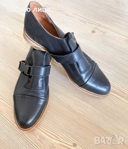 Оригинални кожени обувки BIANCO (Monk Strap) – Естествена кожа