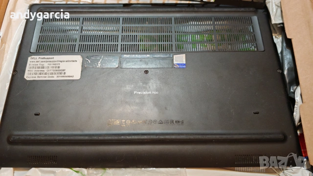 Dell Precision 7530 На части, наличното е описано, снимка 6 - Части за лаптопи - 53961106