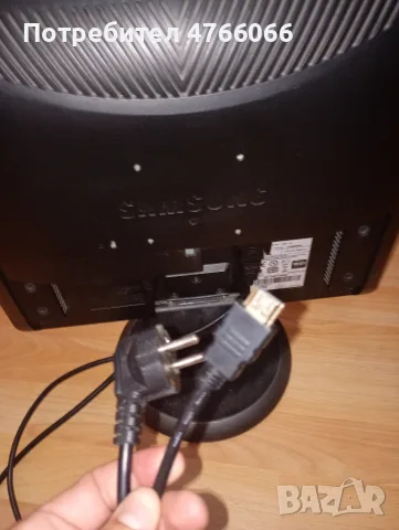 монитор Самсунг FULL HD 1080/19", снимка 4 - Монитори - 55508389
