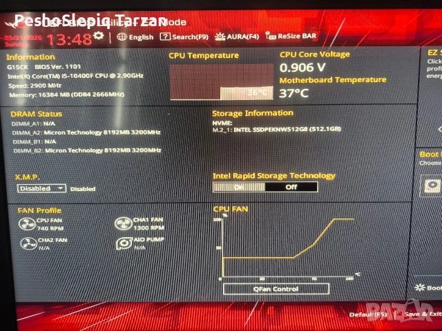 ROG Strix G15CK, снимка 6 - Геймърски - 54729257