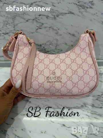 Gucci розова чанта, снимка 4 - Чанти - 55042066
