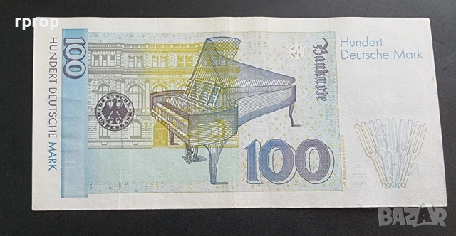 Германия. ФРГ. 100 дойче марки. 1989 год., снимка 2 - Нумизматика и бонистика - 48374590