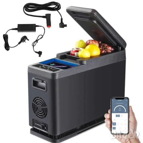 Alpicool CF8 – 8 Литра Компресорен Автомобилен Хладилник Тип Подлакътник (Armrest) - Фризер, снимка 2 - Аксесоари и консумативи - 54554633