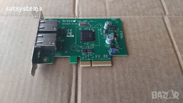 SuperMicro AOC-SGP-I2 PCI Express Dual Port Gigabit Network Adapter Card, снимка 5 - Други - 54237617