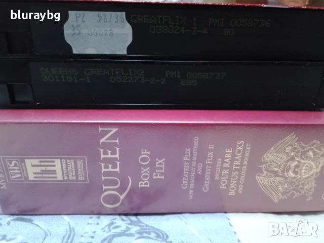 Queen 1 & 2 Box Of FLIX vhs, снимка 8 - Други жанрове - 54227620